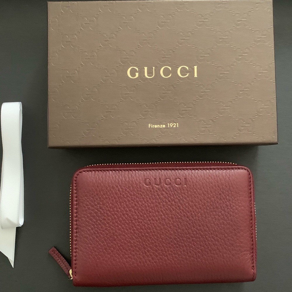 Gucci Burgundy Wallet